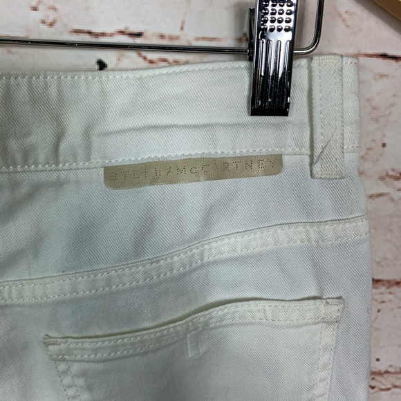 Stella McCartney Flare Leg White Jeans - Picture 10 of 12